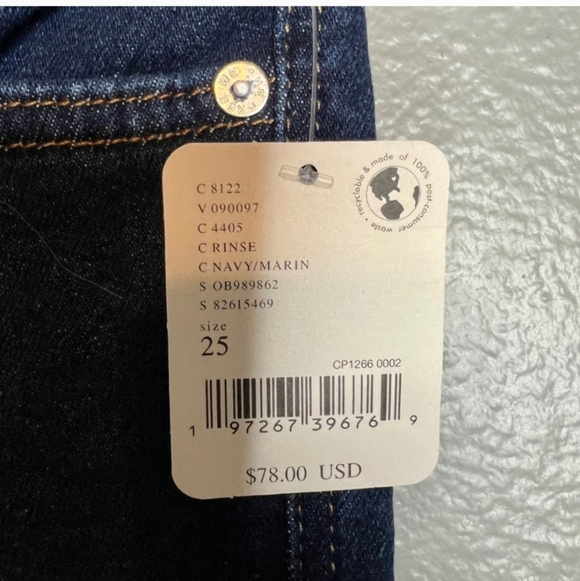 Free People Shayla Jeans Midrise Bootcut MarinBlue Women's Jeans - Picture 4 of 9